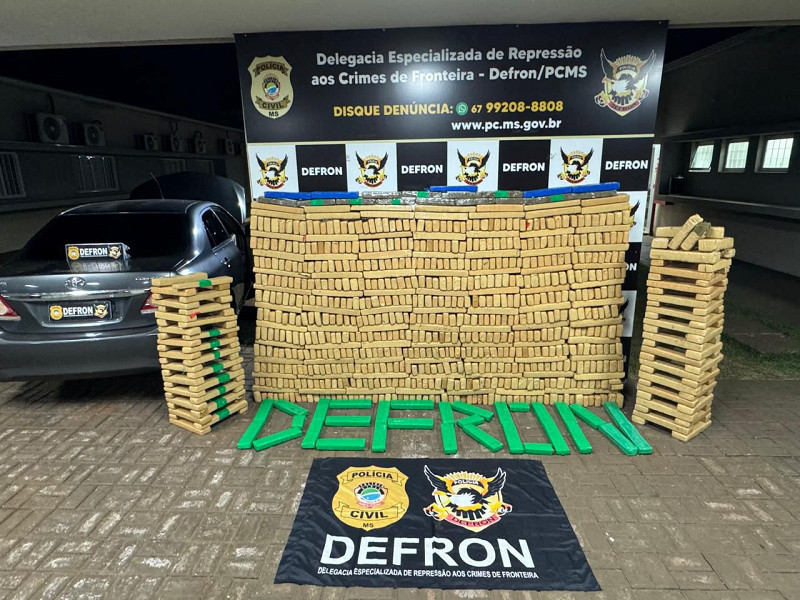 Defron Apreende Quase Uma Tonelada De Maconha Em Dourados Dourados