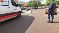 Homem de 70 anos morre atropelado por motoentregador em Dourados