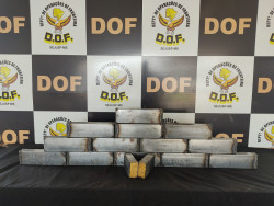 DOF encontra pasta-base de cocaína em tanque de carro e prende foragido