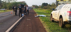 Homem é encontrado morto na rodovia que liga Dourados a Fátima do Sul