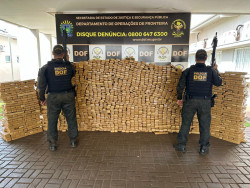 DOF apreende 1,4 tonelada de droga e recupera camionete roubada em Dourados