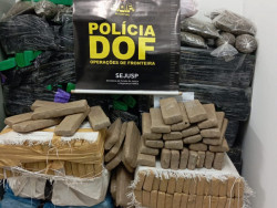 Polícia apreende 173 quilos de droga em meio a mata em Ponta Porã