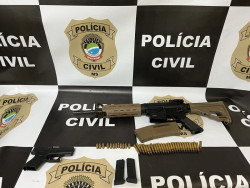 Delegado de folga prende homem por disparos de fuzil em Mundo Novo