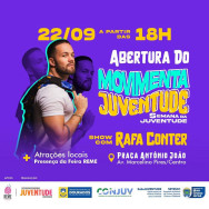 Movimenta Juventude começa nesta sexta na Praça Antônio João