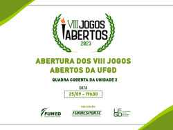 Abertura oficial dos Jogos Abertos da UFGD acontece nesta segunda-feira