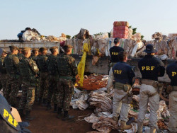 PRF apreende quatro toneladas de maconha em carga de recicláveis
