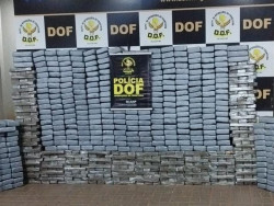 Entreposto do tráfico escondia 459 quilos de cocaína em Dourados