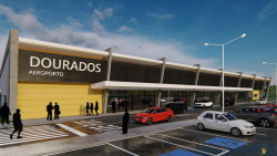 Governo apresenta nova fachada do aeroporto regional de Dourados
