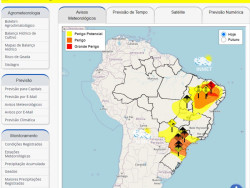 Inmet emite alerta de tempestade e vendaval em Dourados