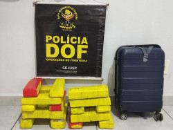DOF apreende droga abandonada próximo a Tacuru