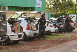 DOF intercepta comboio de contrabandistas de cigarros na MS-164