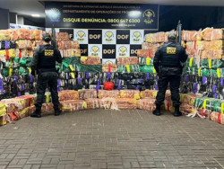 Polícia apreende mais de 4 toneladas de maconha em Amambai