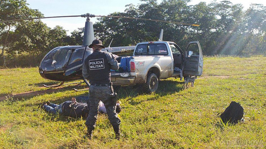 Além do piloto, há pessoas da fazenda que estão presas. Imagem: (Jornal da Nova)