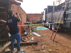 Vídeo: caminhoneiro cai de carroceria de carreta e morre em Dourados