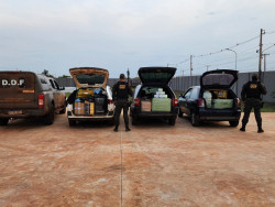 Polícia apreende veículos com produtos ilegais avaliados em R$ 800 mil