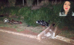 Acidente com motociclista bêbado mata adolescente de 15 anos em Dourados