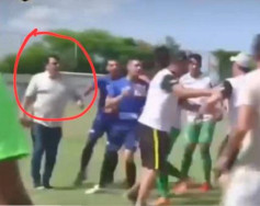 Prefeito de Vicentina causa tumulto em jogo da Copa Assomasul