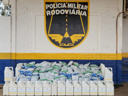 Polícia apreende agrotóxico avaliado em quase meio milhão de reais
