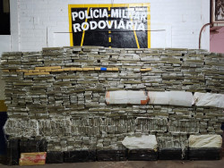 Polícia apreende duas toneladas de maconha na “rota do tráfico”
