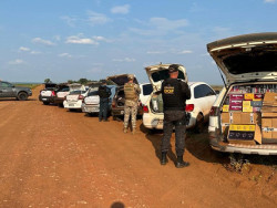 DOF intercepta comboio de sete carros e apreende mais de R$ 600 mil