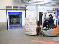 Caminhão de cargas que ‘inaugura’ Rota Bioceânica leva carne de MS