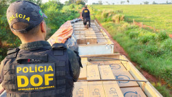 Polícia apreende carga de cigarro paraguaio avaliada em R$ 3 milhões
