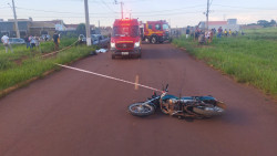 Motociclista de 67 anos morre em acidente no Parque das Nações II