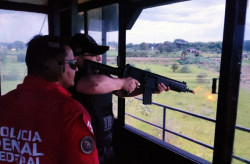 Policiais penais de Dourados se aperfeiçoam em técnicas de combate em torre