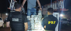 PRF e Denar apreendem 176 quilos de cocaína em Terenos