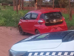 Carro usado em assalto no Paraguai é encontrado em Ponta Porã