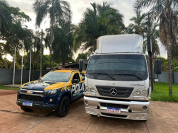 Militar Rodoviária recupera caminhão roubado em Tocantins