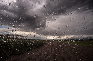 Tempo chuvoso e temperatura amena em Dourados. Imagem: (Divulgação)