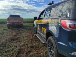PRF prende foragido da justiça com caminhonete roubada na BR-376