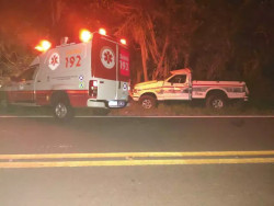 Condutor de caminhonete morre em capotagem na MS-450