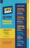 IPTU de 2024 terá 25% de desconto na cota única