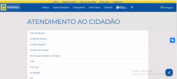 Emissão de guia de pagamento de impostos estão suspensa de site oficial