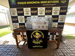 Homem é preso com 38 aparelhos celulares em Laguna Carapã