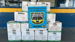 PM Rodoviária prende homem por agrotóxico em Fiat Uno