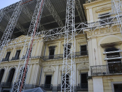 Museu Nacional do Rio de Janeiro dá mais um passo em sua reconstrução
