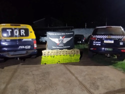 Polícia Militar Rodoviária apreende HB20 com maconha na fronteira