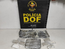 Passageiros de ônibus que viajavam com drogas são presos pelo DOF
