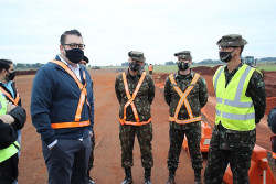 Alan Guedes visita revitalização do Aeroporto de Dourados