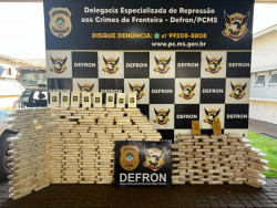 Polícia apreende 273 quilos de cocaína e 84 quilos de crack na BR-376