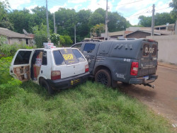 DOF apreende carro carregado com mais de R$ 120 mil em materiais ilegais