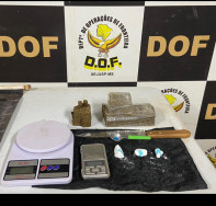 DOF e Canil da Polícia Militar de Dourados fecham ponto de venda de drogas