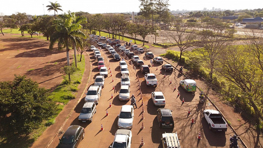 A vacinação acontece a partir das 8h e segue até o fim das doses (Imagem: Assecom)