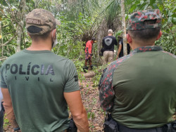 Polícia faz perícia em sucuri encontrada morta em Bonito