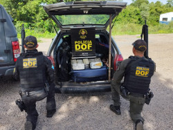 Homem que seguia com pasta-base de cocaína para São Paulo é preso