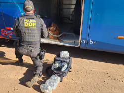 Passageiro de ônibus que seguia com droga para Campo Grande é preso