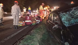 Motorista sem CNH atropela trabalhador na BR-163
